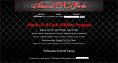 Desktop Screenshot of almostevilcash.com